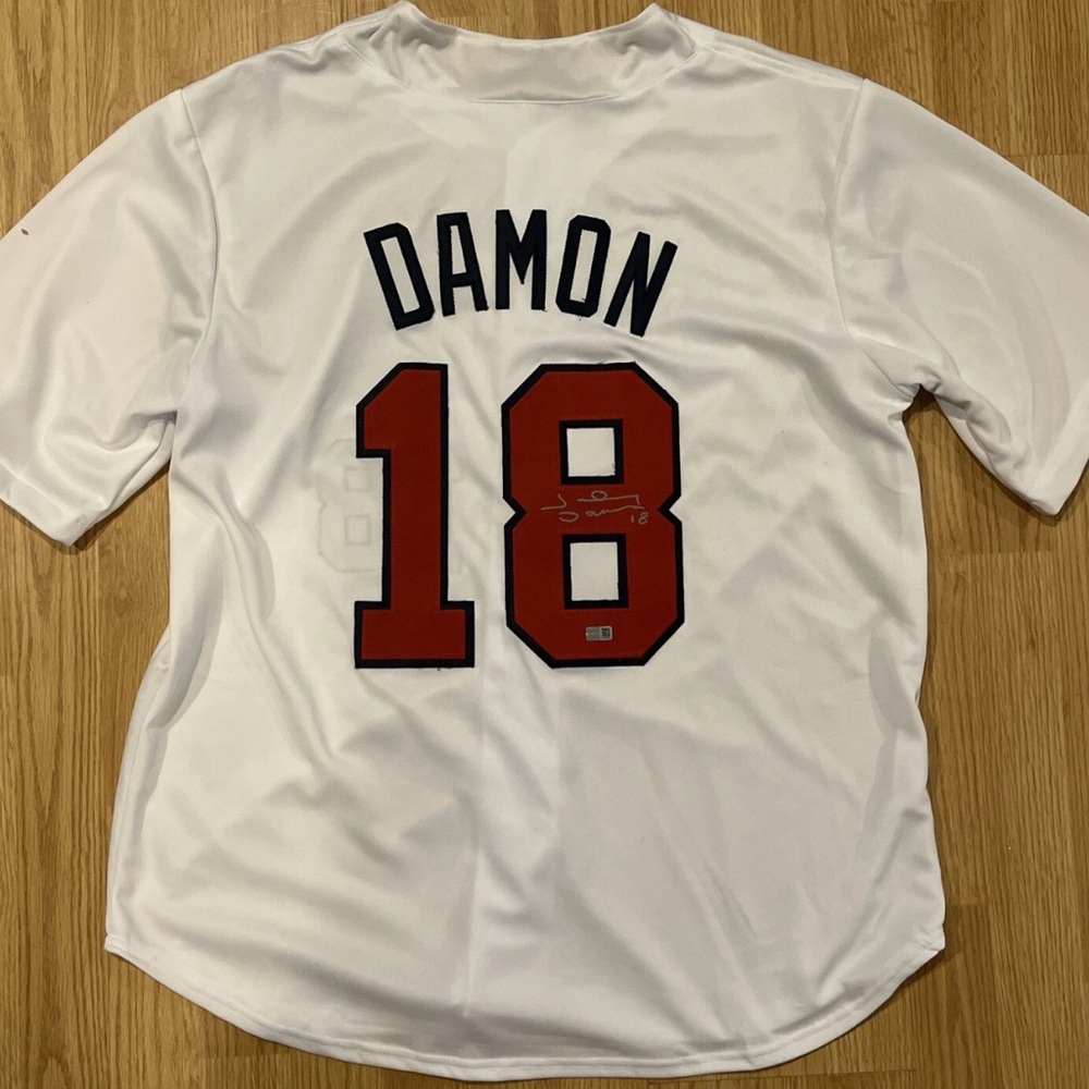 Johnny Damon Team USA World Baseball Classic Signed Jersey Steiner Authentic